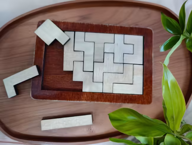 Rompicapo stile Tetris.